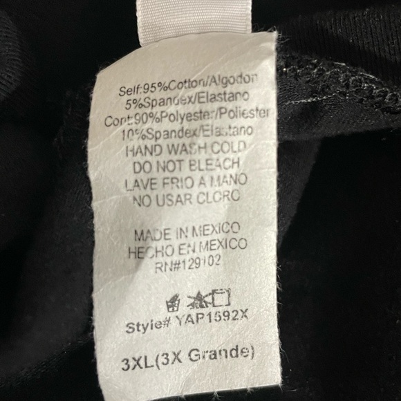 Black Mesh Rhinestones Long Sleeve Top
New - Picture 8 of 10